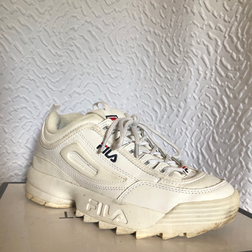 Fila white sneakers